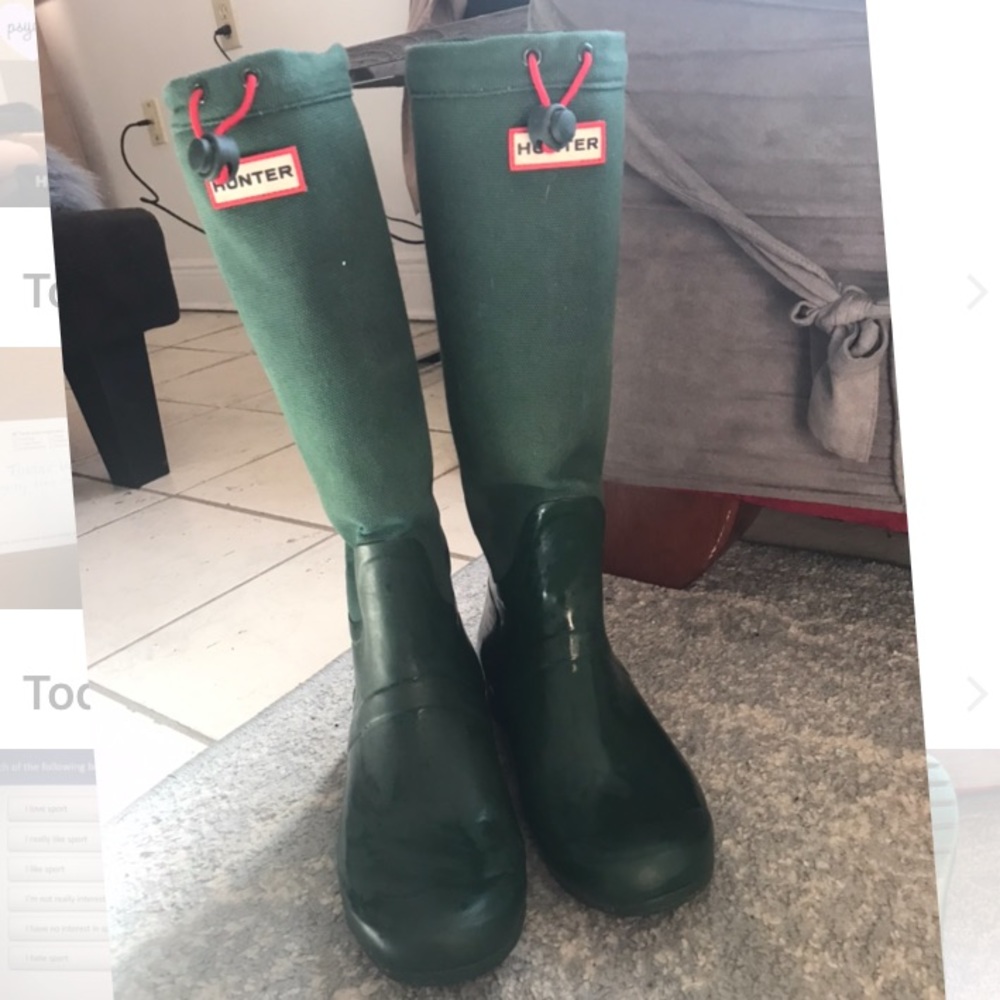 Hunter rain boots